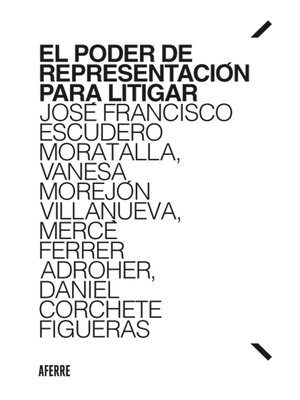 cover image of El poder de representación para litigar